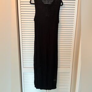 Express Sleeveless Black Maxi Dress